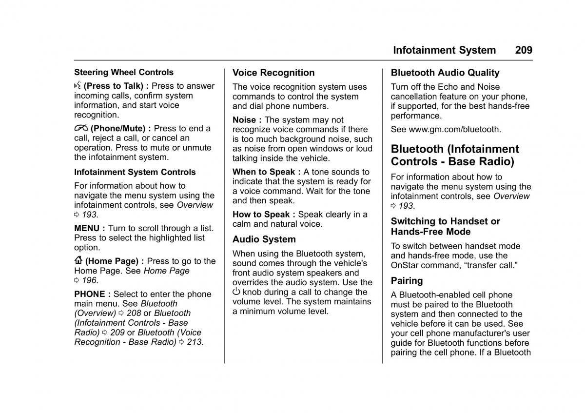 Chevrolet GMC Suburban XI 11 owners manual / page 210