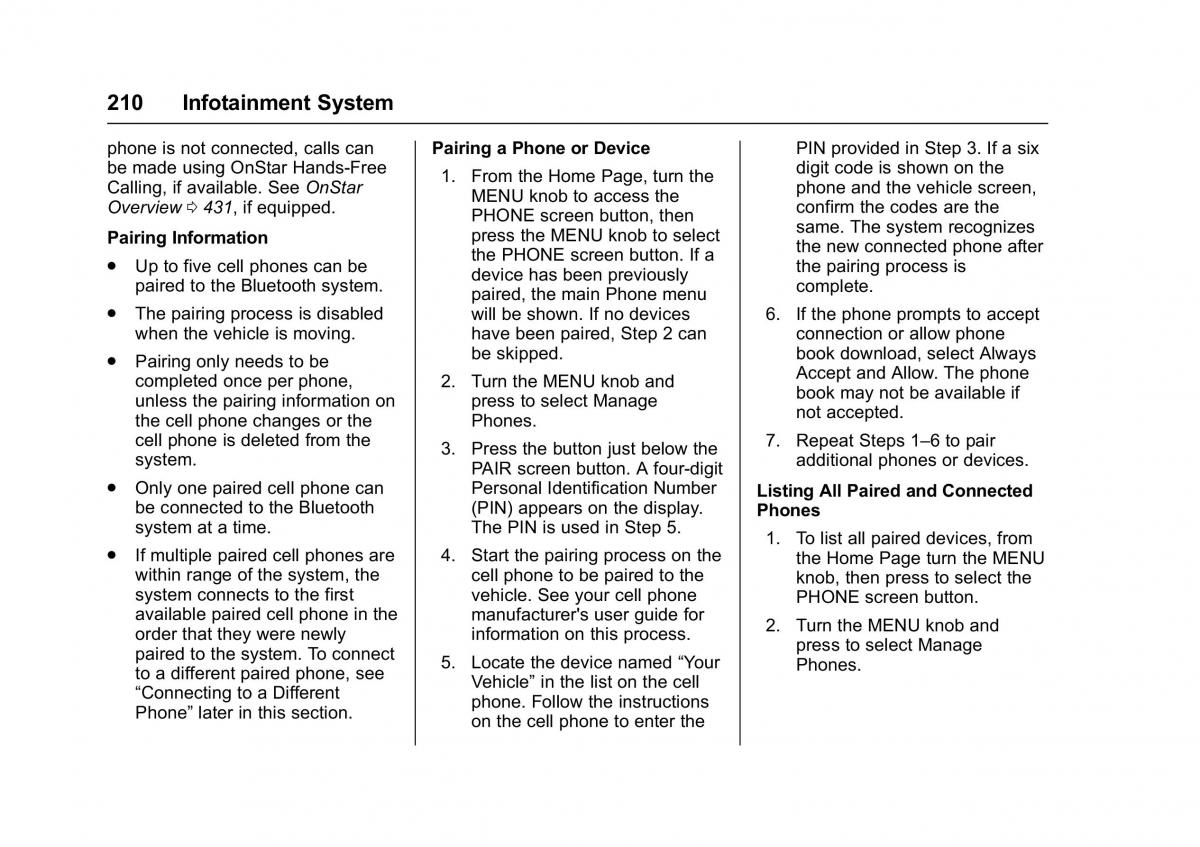 Chevrolet GMC Suburban XI 11 owners manual / page 211