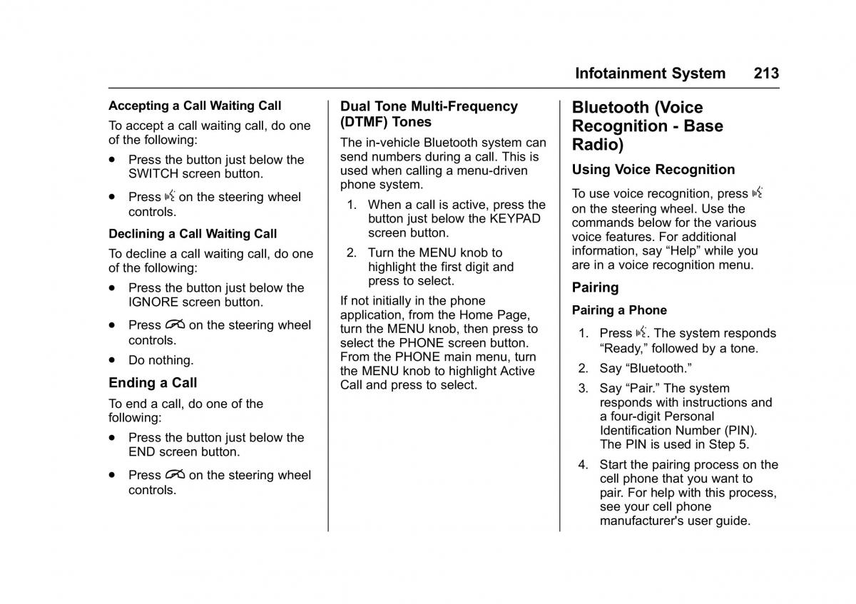 Chevrolet GMC Suburban XI 11 owners manual / page 214