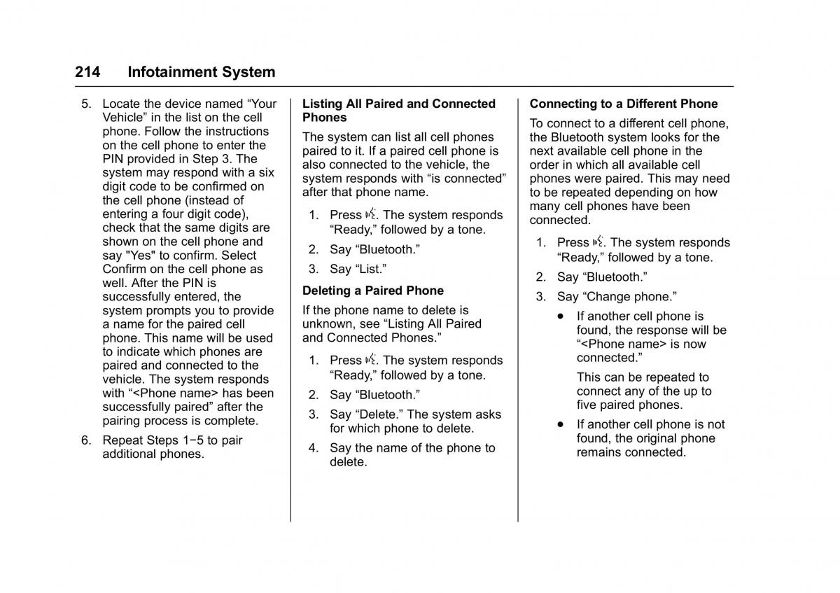 Chevrolet GMC Suburban XI 11 owners manual / page 215