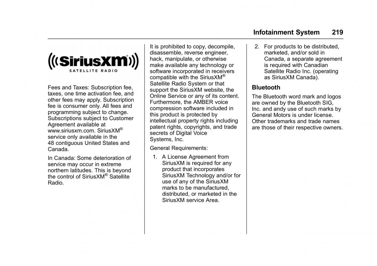 Chevrolet GMC Suburban XI 11 owners manual / page 220