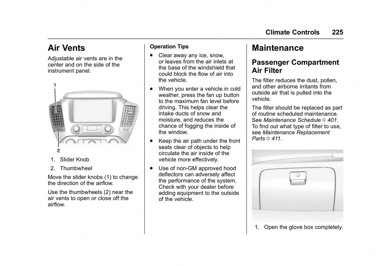 Chevrolet GMC Suburban XI 11 owners manual / page 226