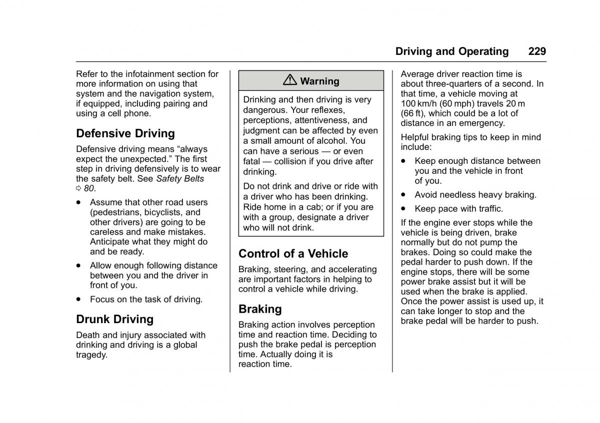 Chevrolet GMC Suburban XI 11 owners manual / page 230