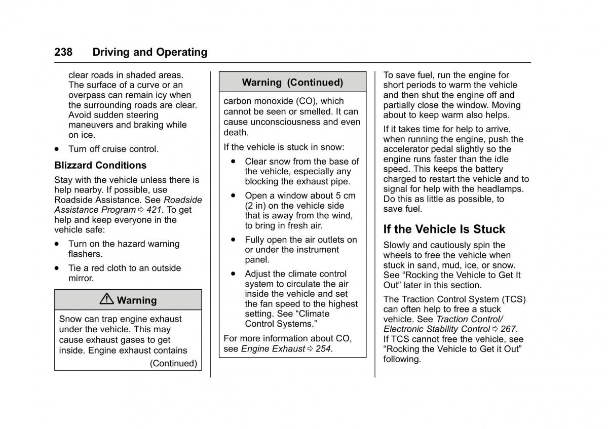 Chevrolet GMC Suburban XI 11 owners manual / page 239