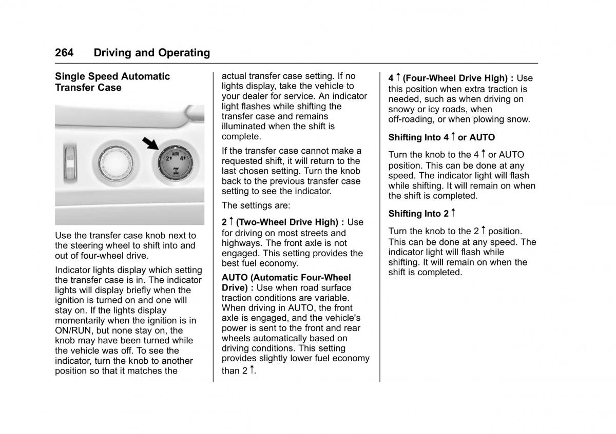 Chevrolet GMC Suburban XI 11 owners manual / page 265