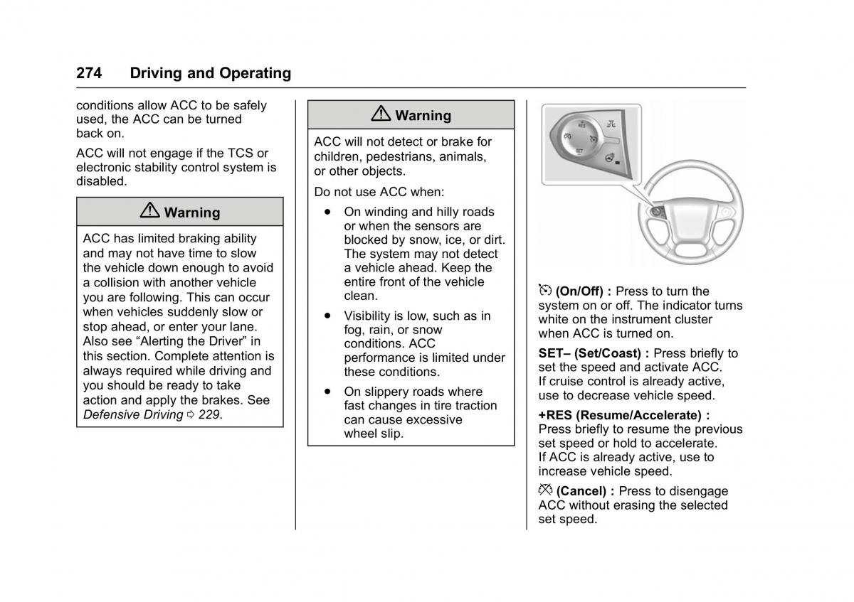 Chevrolet GMC Suburban XI 11 owners manual / page 275