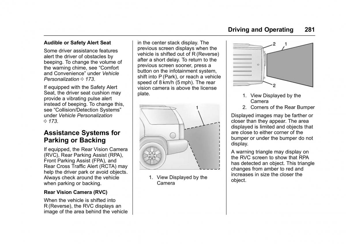 Chevrolet GMC Suburban XI 11 owners manual / page 282