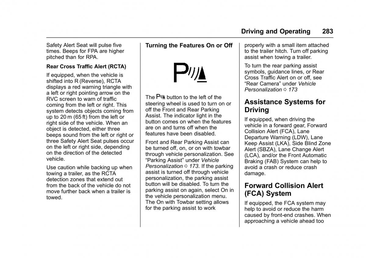 Chevrolet GMC Suburban XI 11 owners manual / page 284