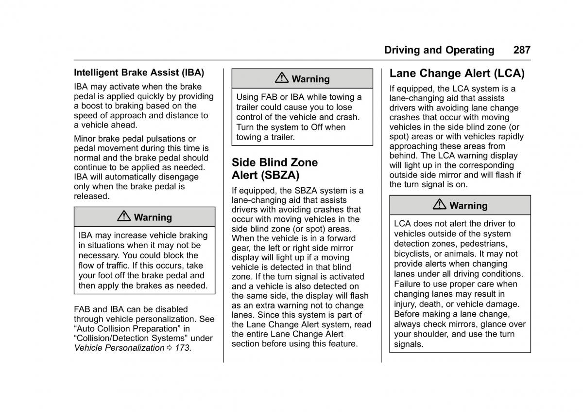 Chevrolet GMC Suburban XI 11 owners manual / page 288