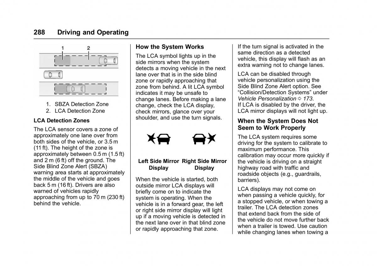 Chevrolet GMC Suburban XI 11 owners manual / page 289