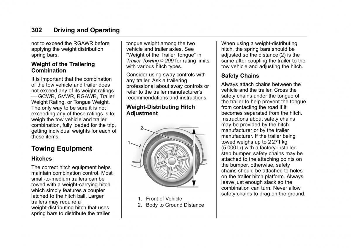 Chevrolet GMC Suburban XI 11 owners manual / page 303