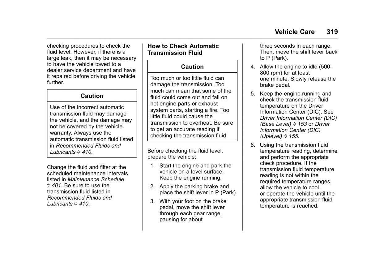 Chevrolet GMC Suburban XI 11 owners manual / page 320