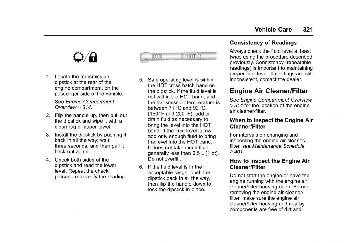 Chevrolet GMC Suburban XI 11 owners manual / page 322