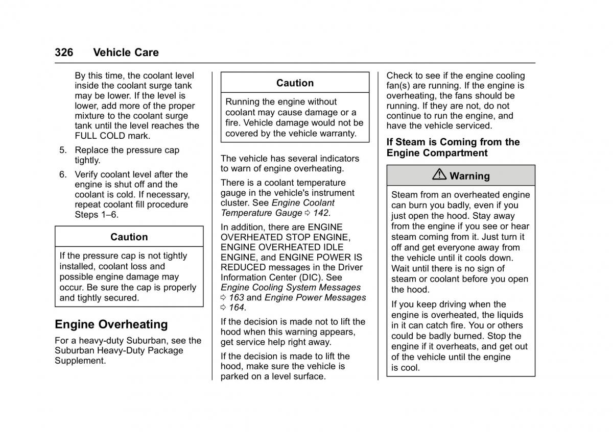 Chevrolet GMC Suburban XI 11 owners manual / page 327