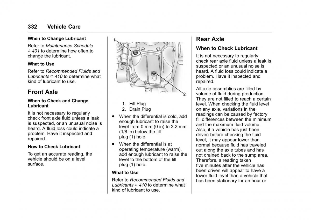 Chevrolet GMC Suburban XI 11 owners manual / page 333