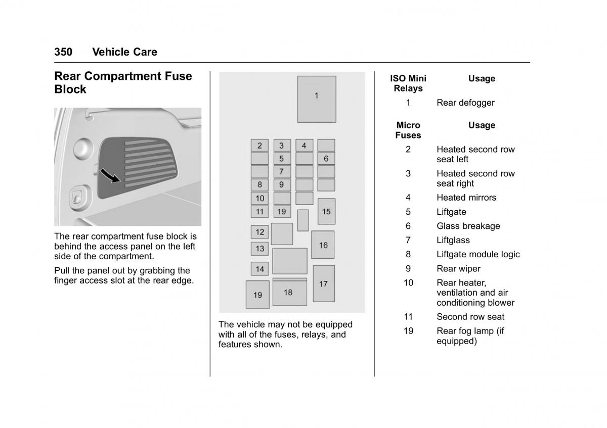 Chevrolet GMC Suburban XI 11 owners manual / page 351