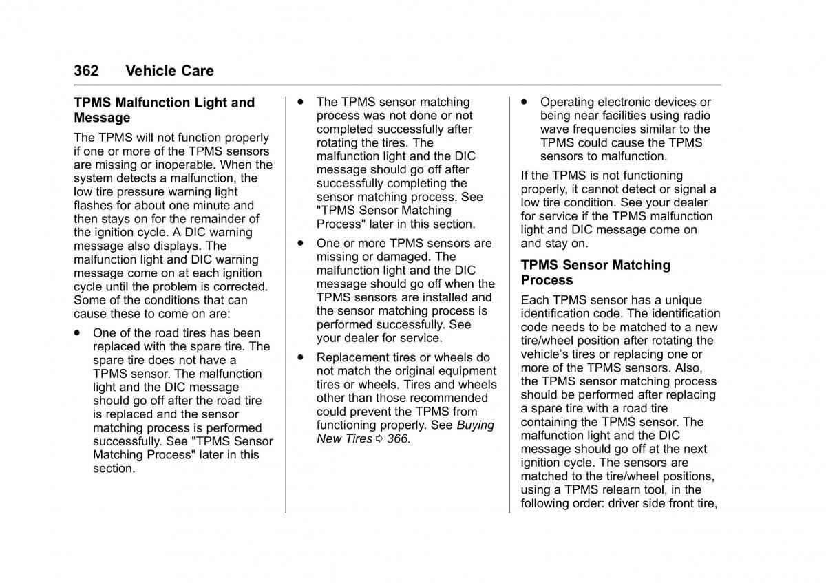 Chevrolet GMC Suburban XI 11 owners manual / page 363