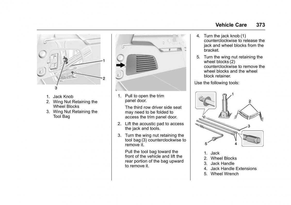 Chevrolet GMC Suburban XI 11 owners manual / page 374