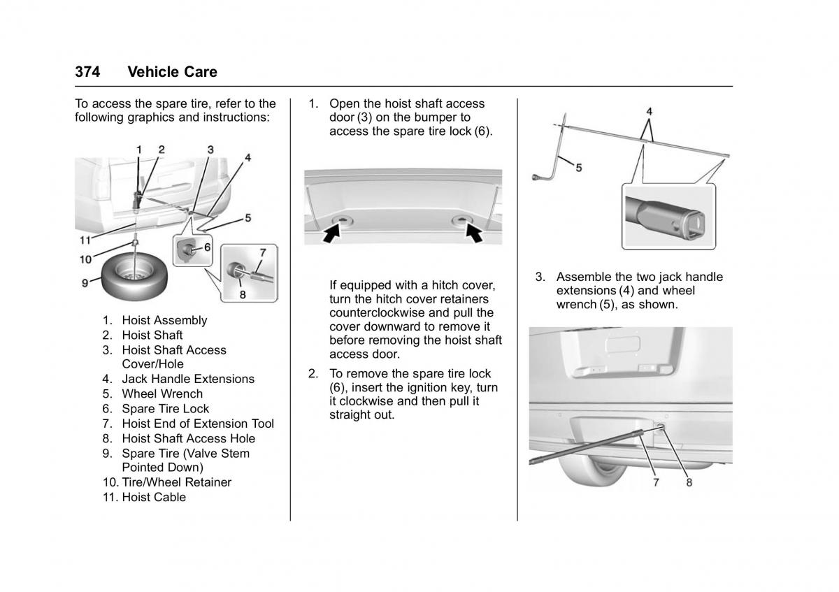 Chevrolet GMC Suburban XI 11 owners manual / page 375