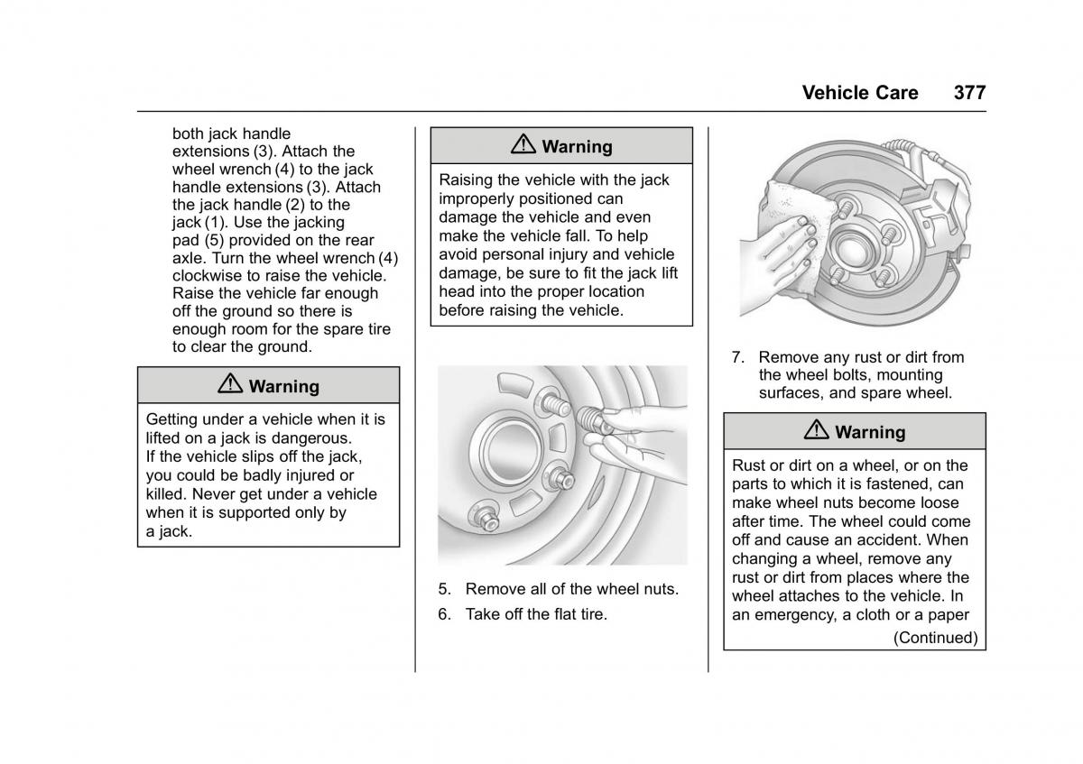 Chevrolet GMC Suburban XI 11 owners manual / page 378