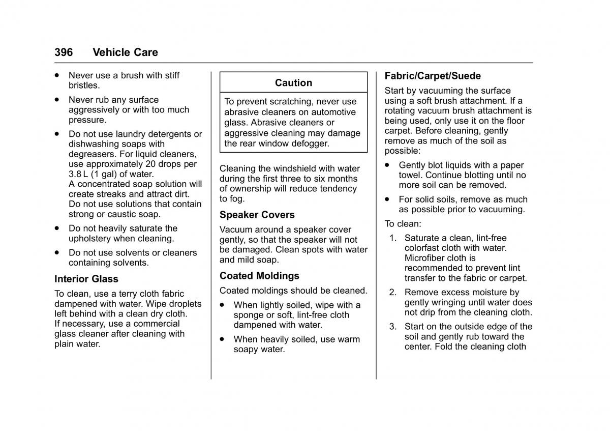 Chevrolet GMC Suburban XI 11 owners manual / page 397