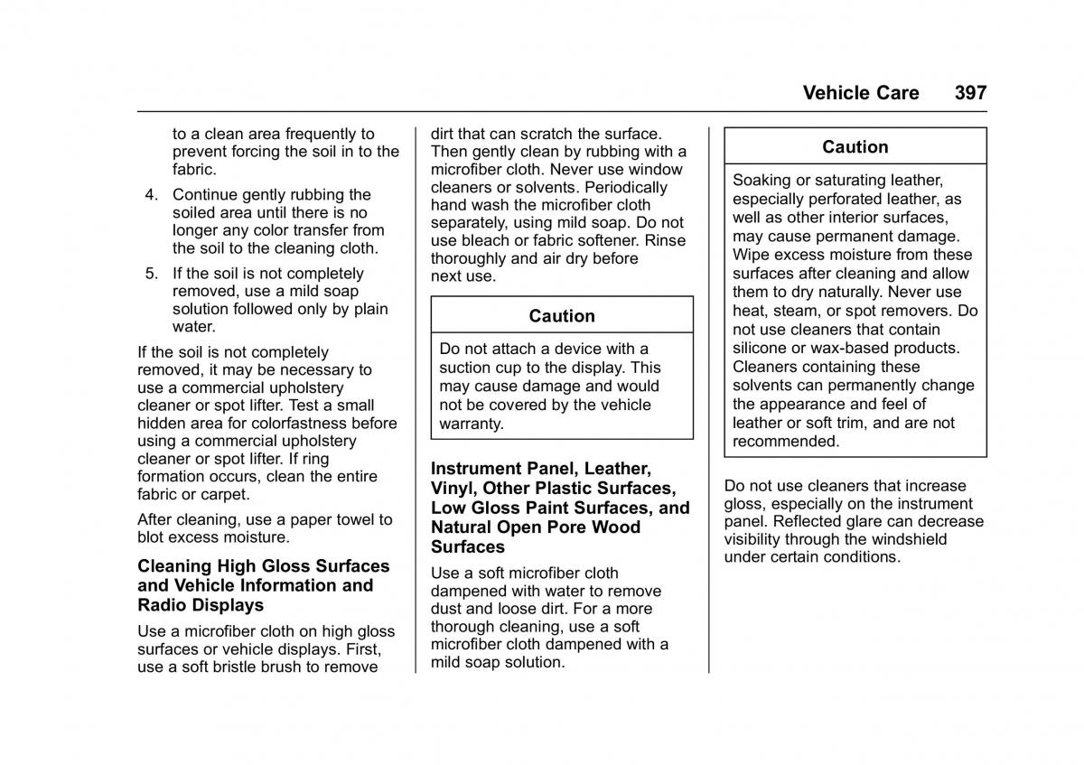 Chevrolet GMC Suburban XI 11 owners manual / page 398