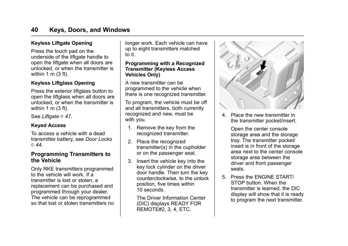 Chevrolet GMC Suburban XI 11 owners manual / page 41