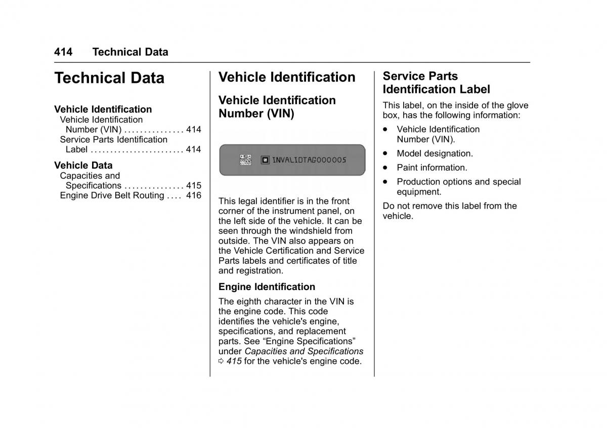 Chevrolet GMC Suburban XI 11 owners manual / page 415