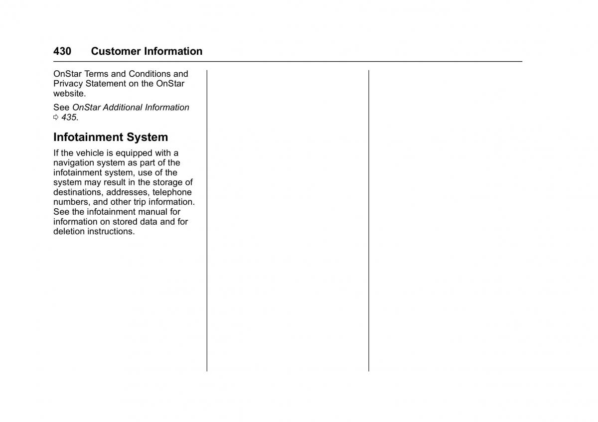 Chevrolet GMC Suburban XI 11 owners manual / page 431