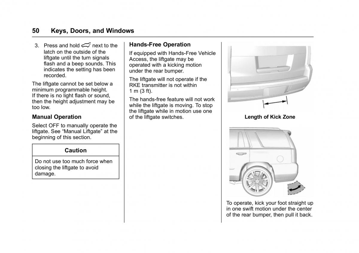 Chevrolet GMC Suburban XI 11 owners manual / page 51