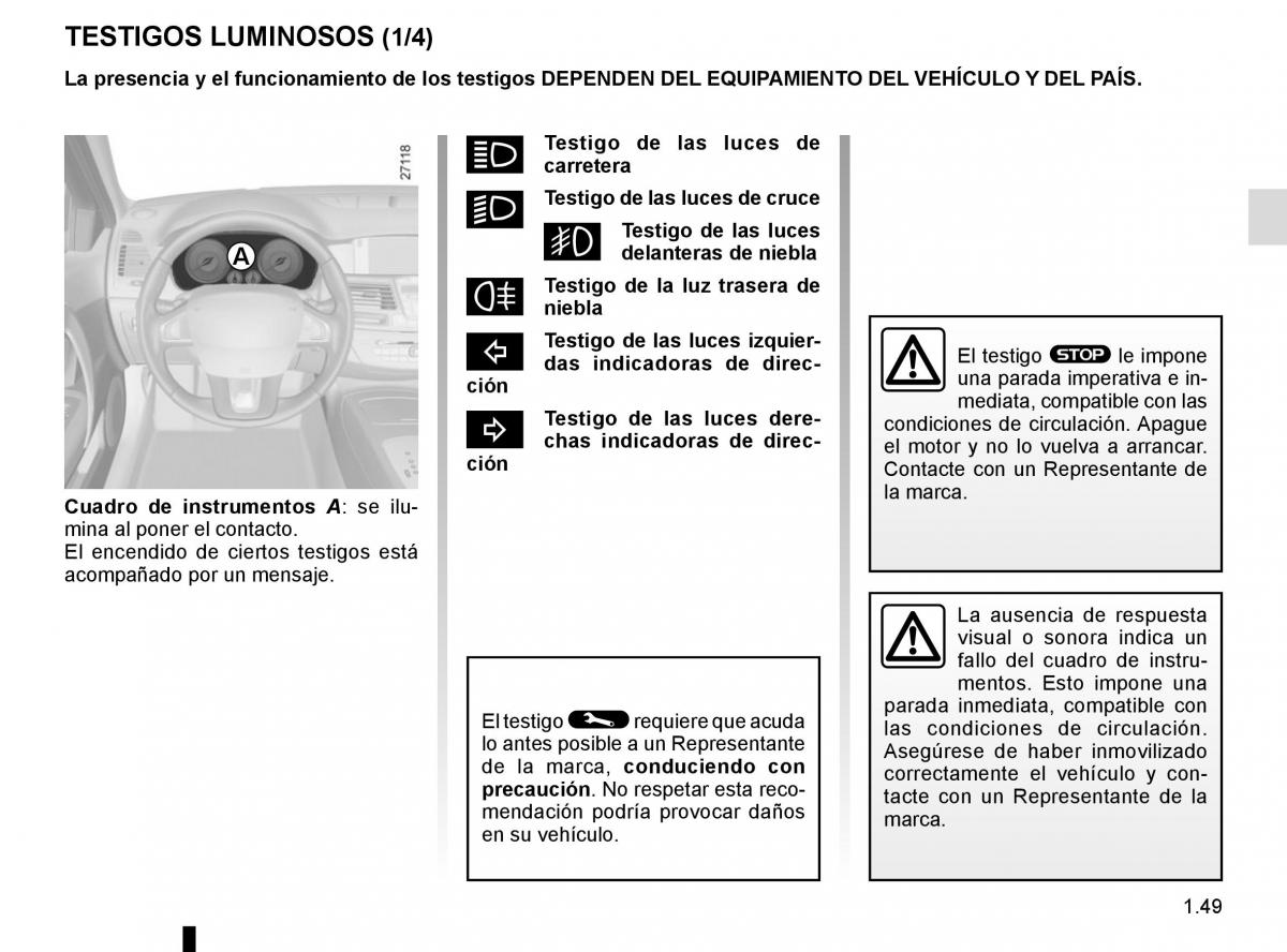 Renault Laguna III 3 manual del propietario / page 55
