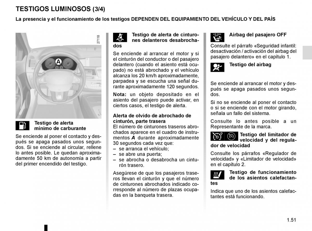 Renault Laguna III 3 manual del propietario / page 57