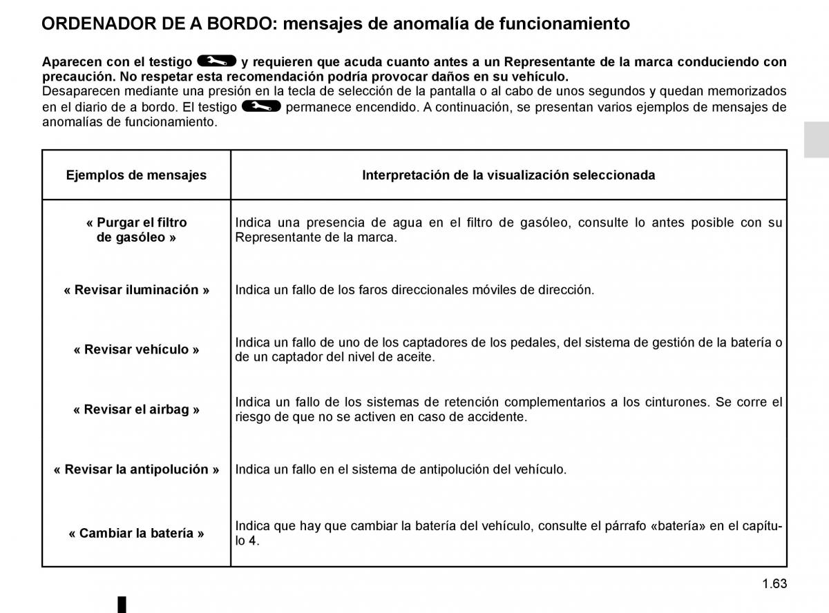 Renault Laguna III 3 manual del propietario / page 69