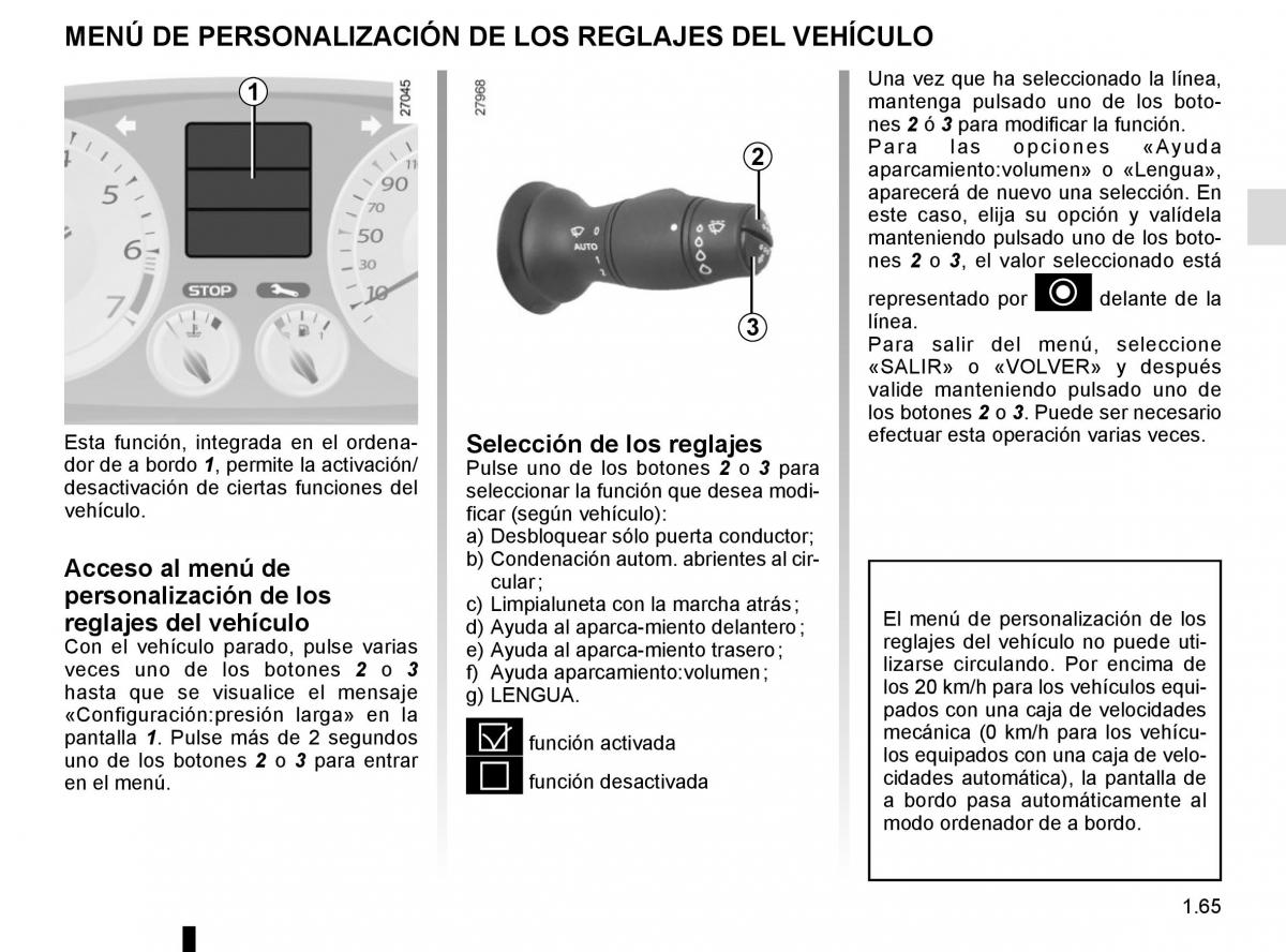 Renault Laguna III 3 manual del propietario / page 71