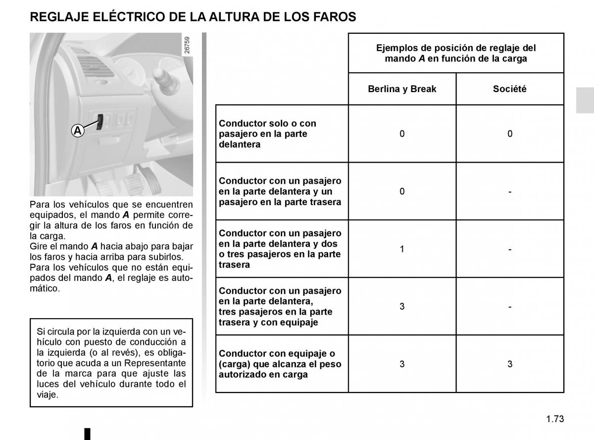 Renault Laguna III 3 manual del propietario / page 79