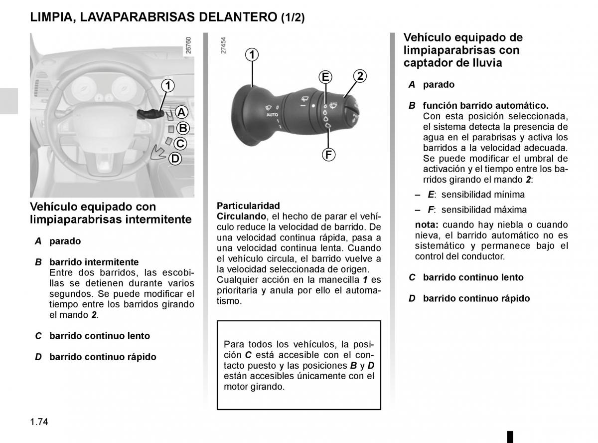 Renault Laguna III 3 manual del propietario / page 80