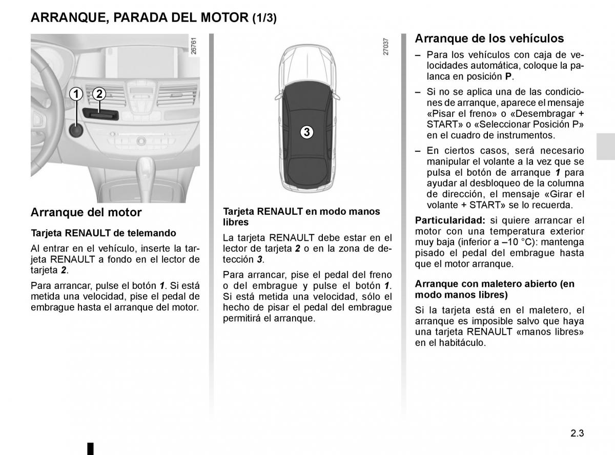 Renault Laguna III 3 manual del propietario / page 89