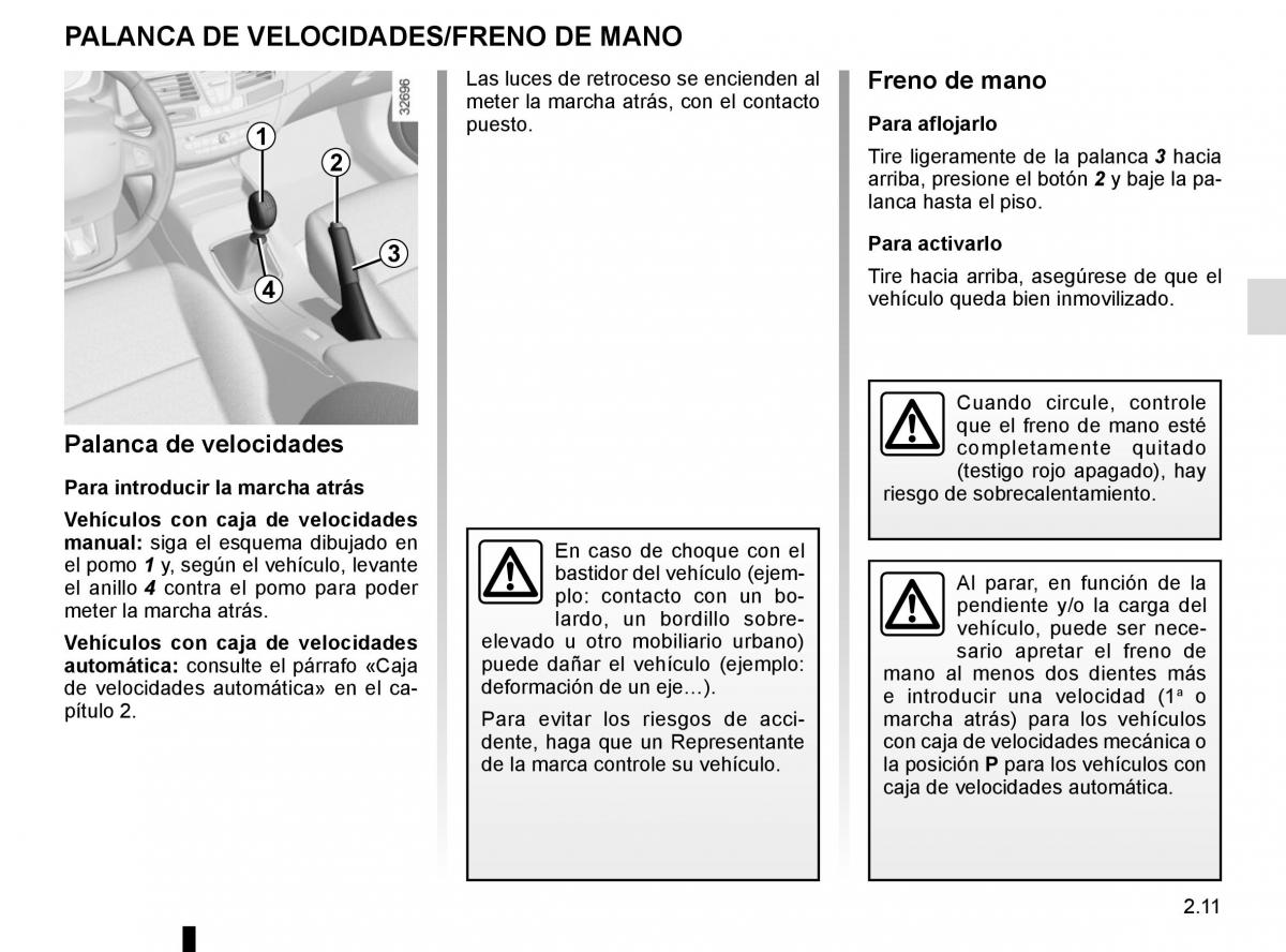 Renault Laguna III 3 manual del propietario / page 97