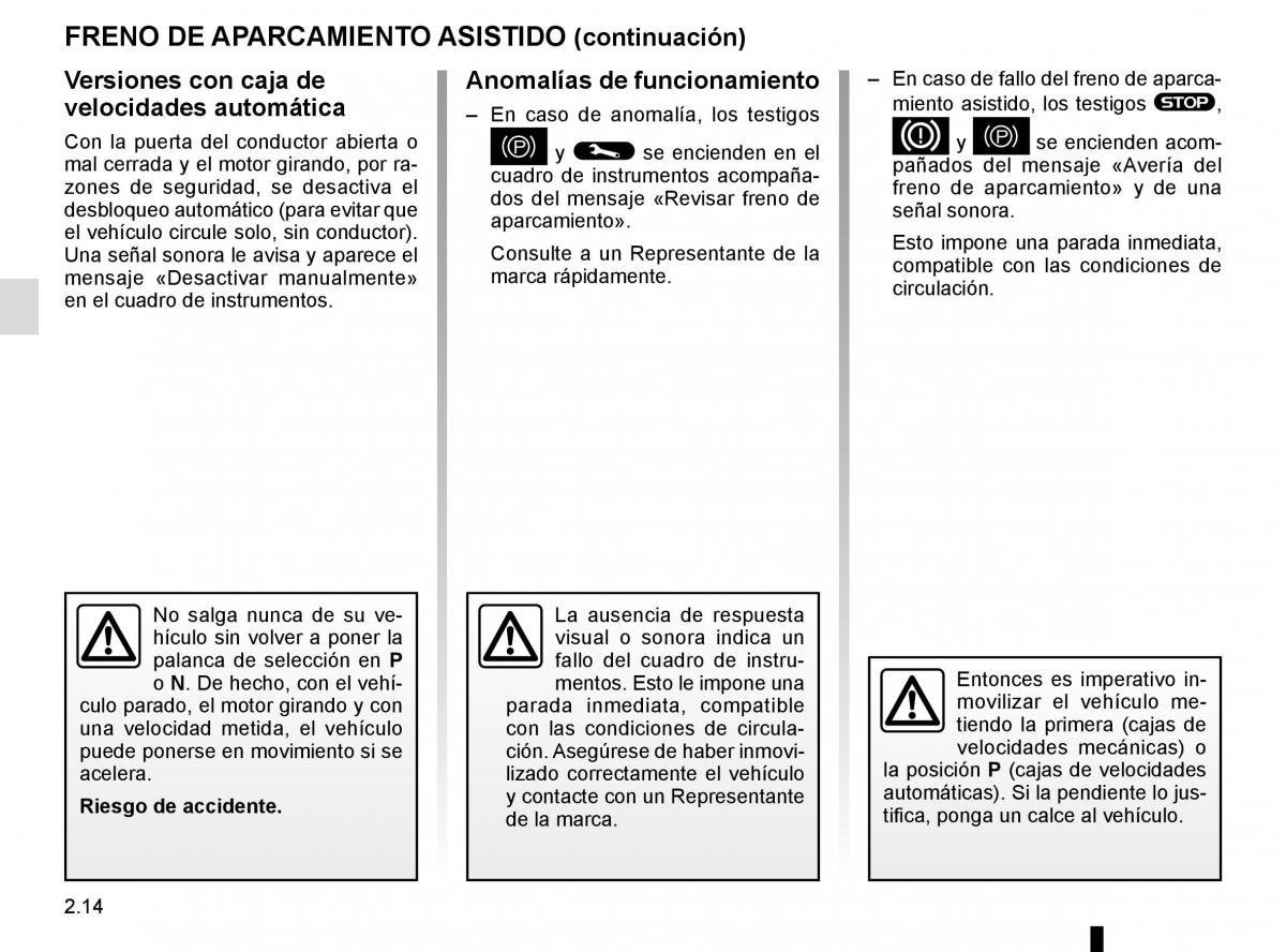 Renault Laguna III 3 manual del propietario / page 100