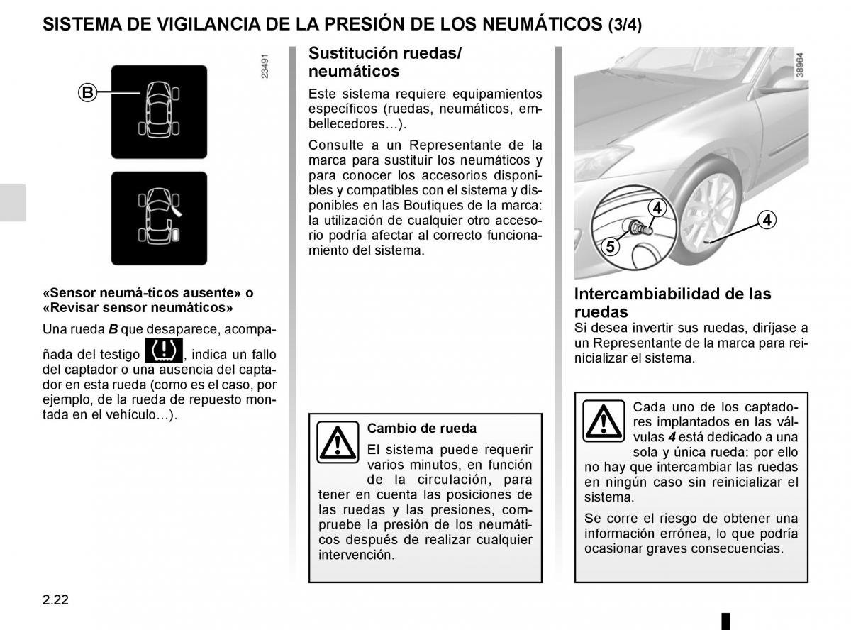 Renault Laguna III 3 manual del propietario / page 108