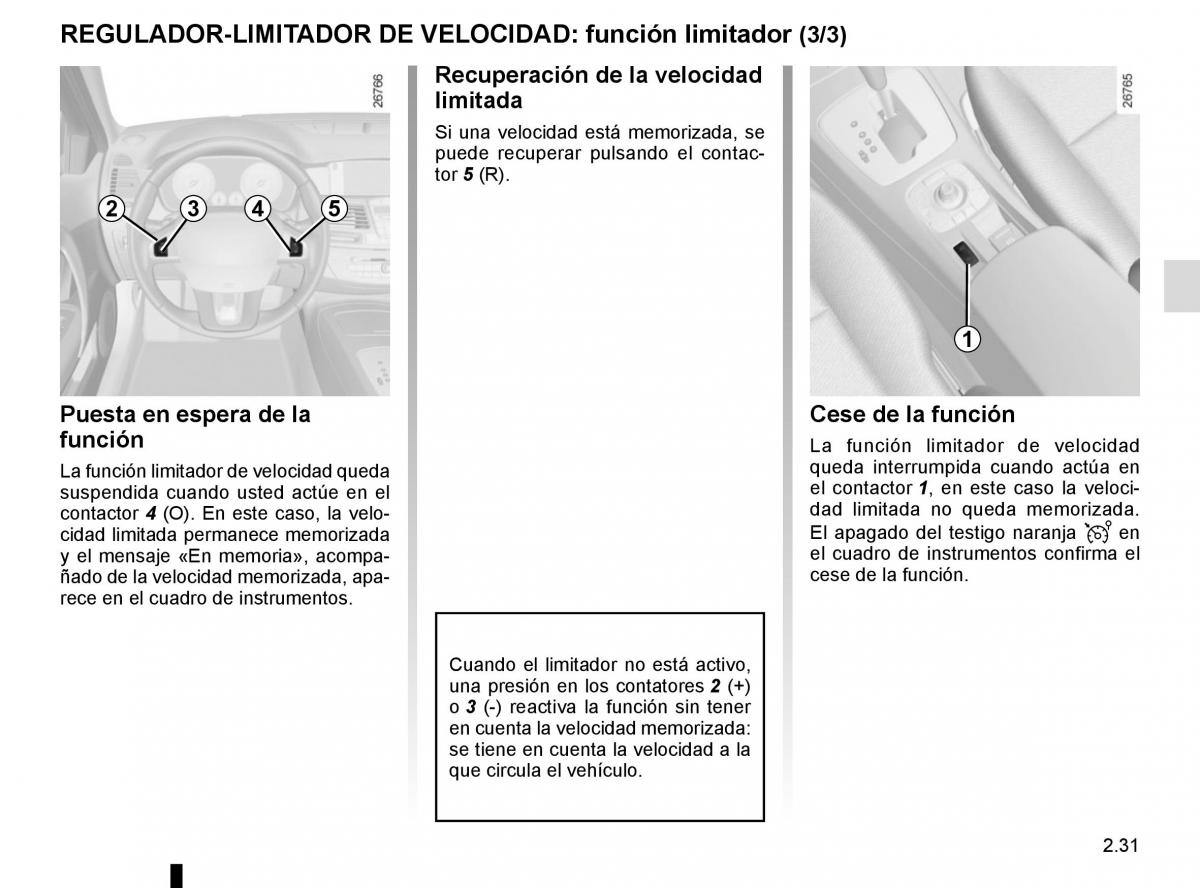 Renault Laguna III 3 manual del propietario / page 117