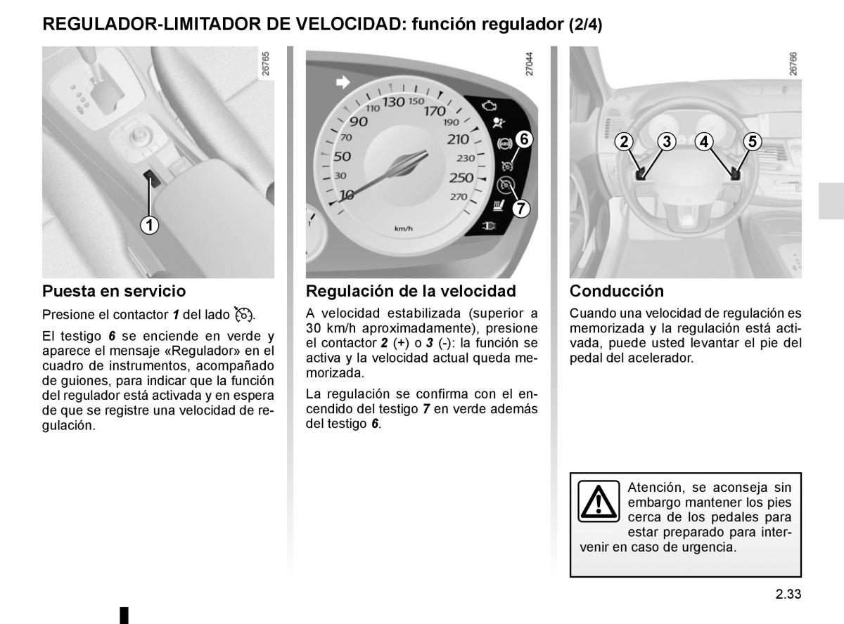 Renault Laguna III 3 manual del propietario / page 119