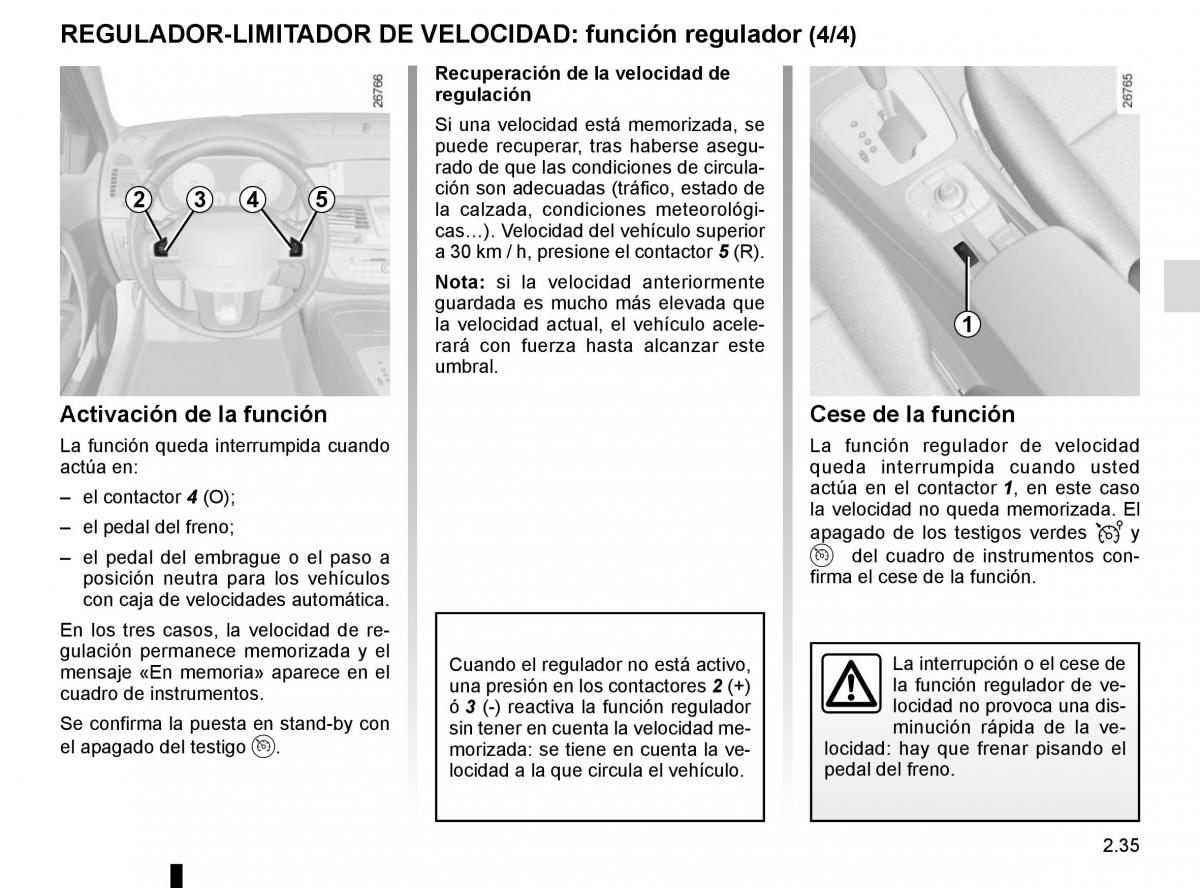 Renault Laguna III 3 manual del propietario / page 121