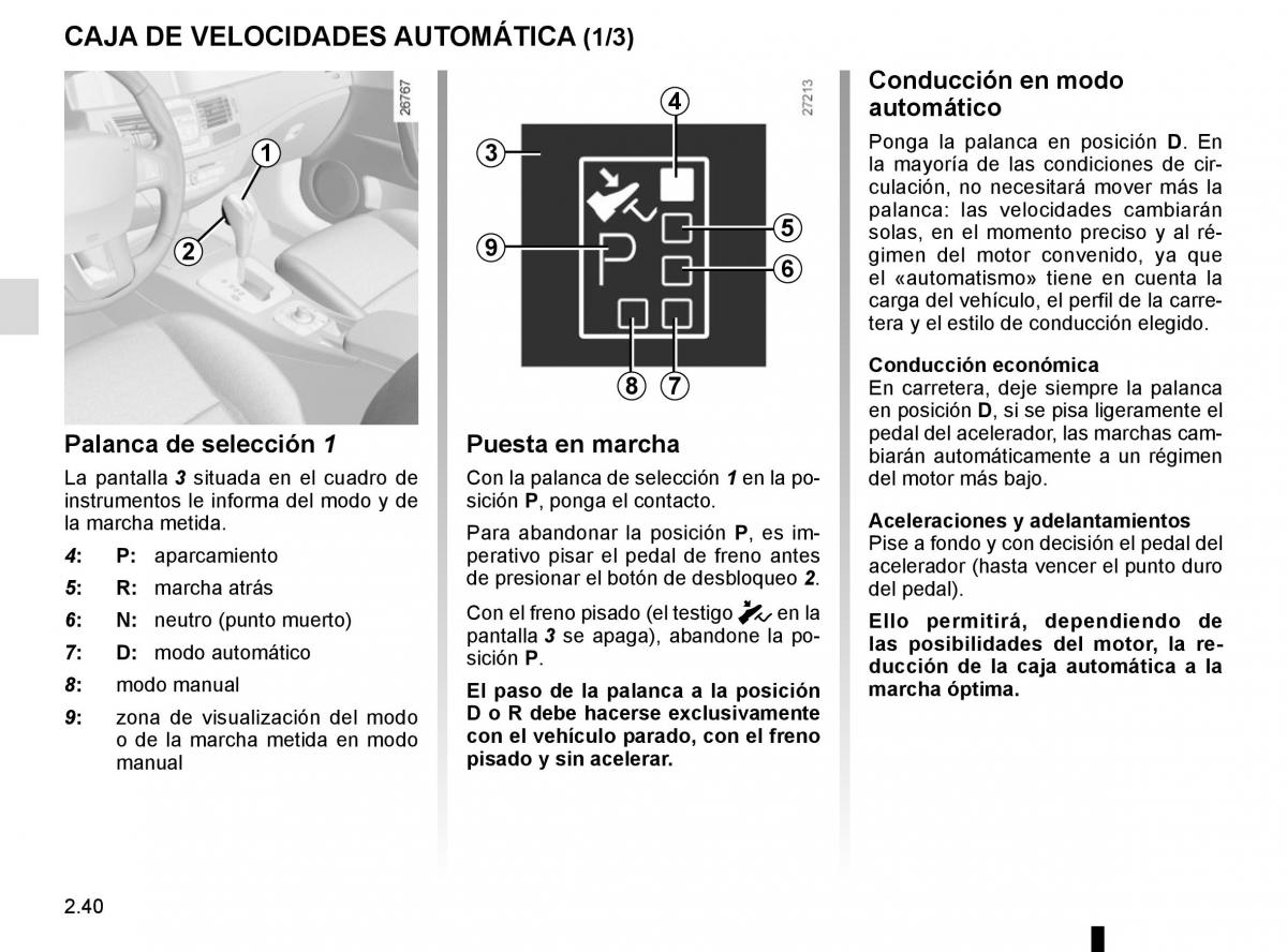 Renault Laguna III 3 manual del propietario / page 126