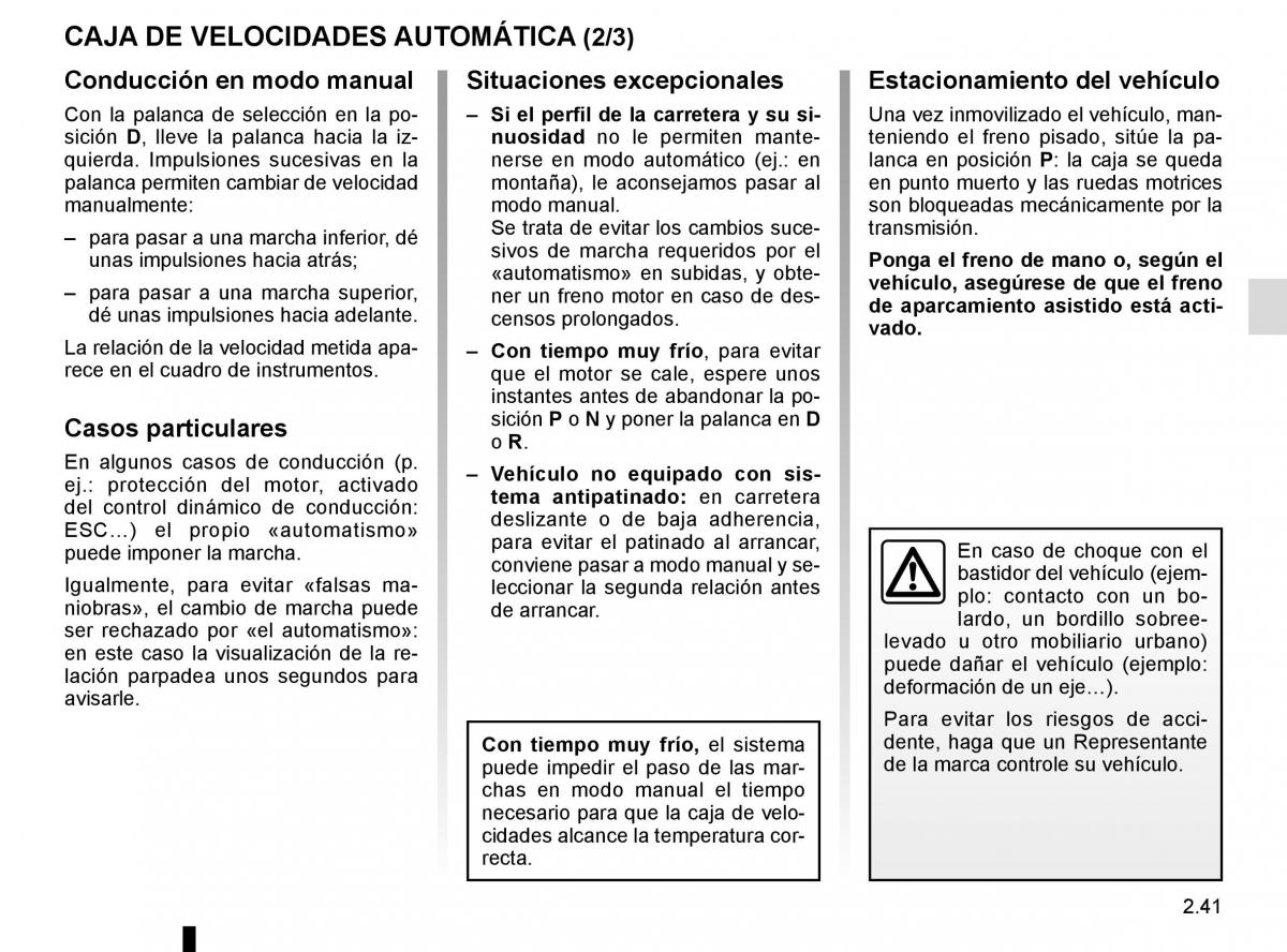 Renault Laguna III 3 manual del propietario / page 127