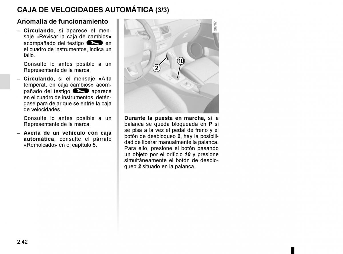 Renault Laguna III 3 manual del propietario / page 128