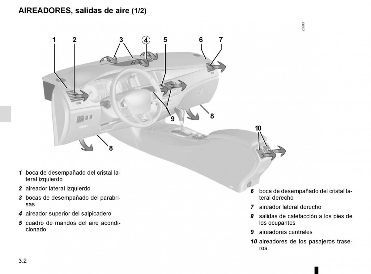 Renault Laguna III 3 manual del propietario / page 130