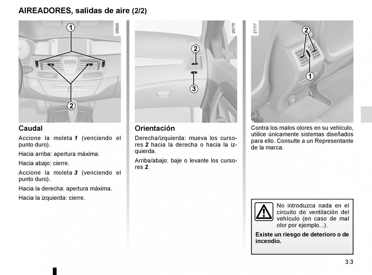 Renault Laguna III 3 manual del propietario / page 131