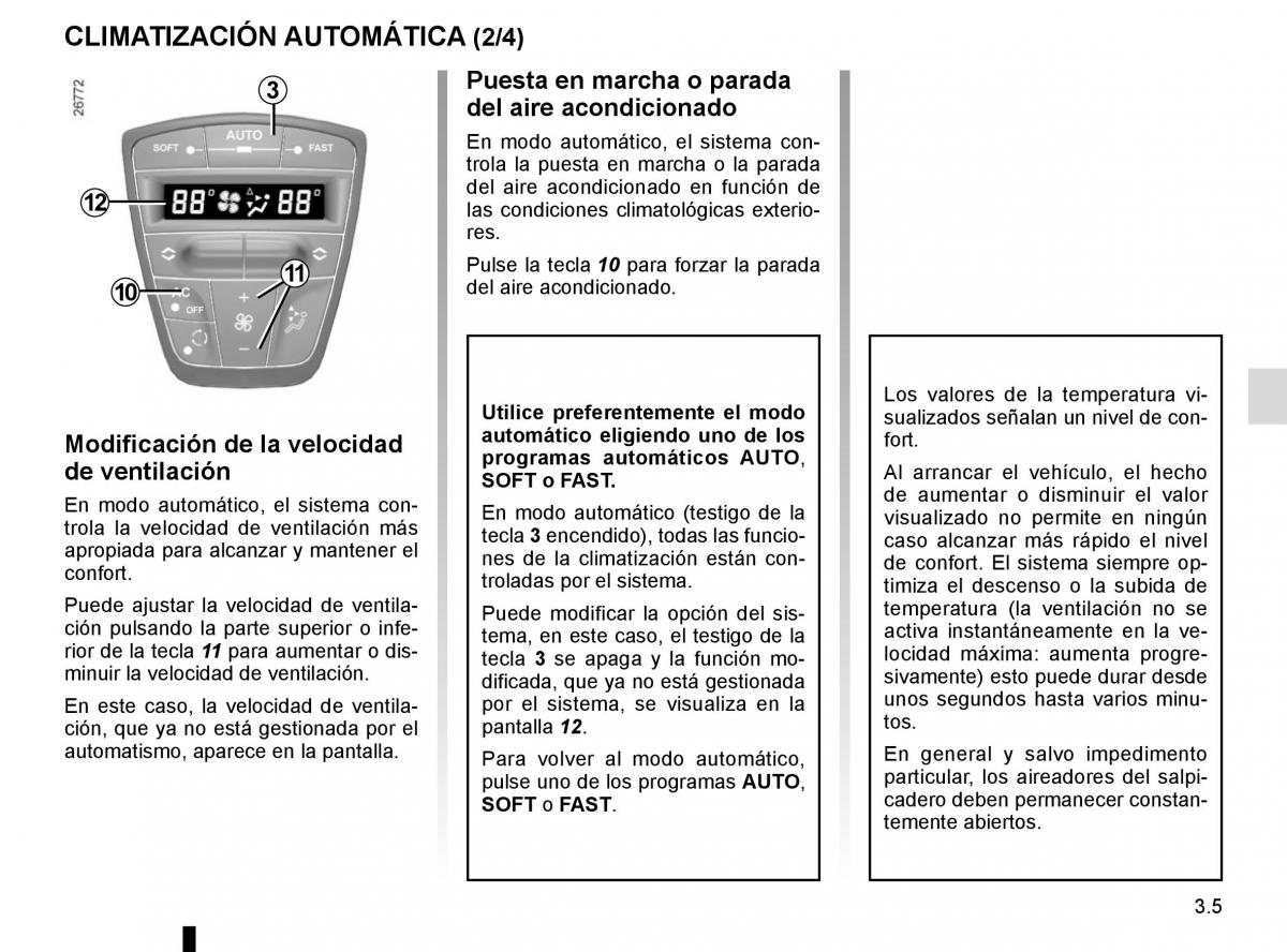 Renault Laguna III 3 manual del propietario / page 133