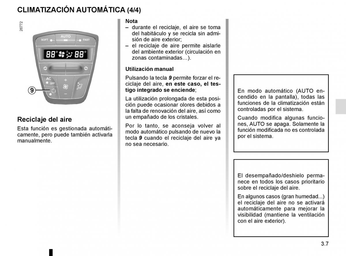 Renault Laguna III 3 manual del propietario / page 135